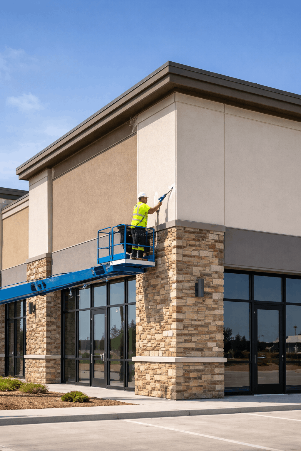 Our Commercial Caulking Services in Forney